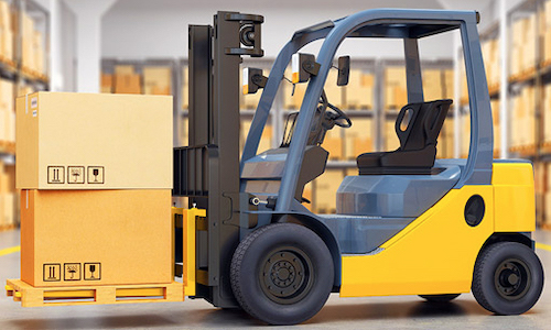 warehouse forklift